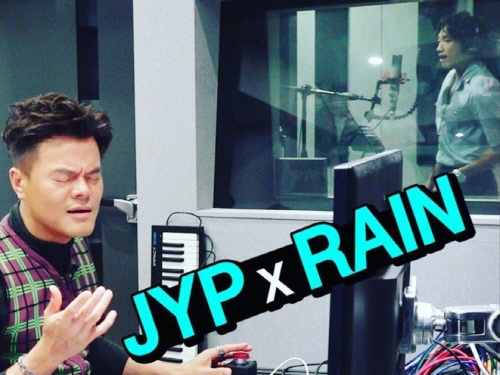 RAIN×J.Y.Parkのコラボレーション!?「13年ぶりに一緒にレコーディングスタジオに…」